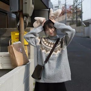 Sweater, cute, cool, light blue.